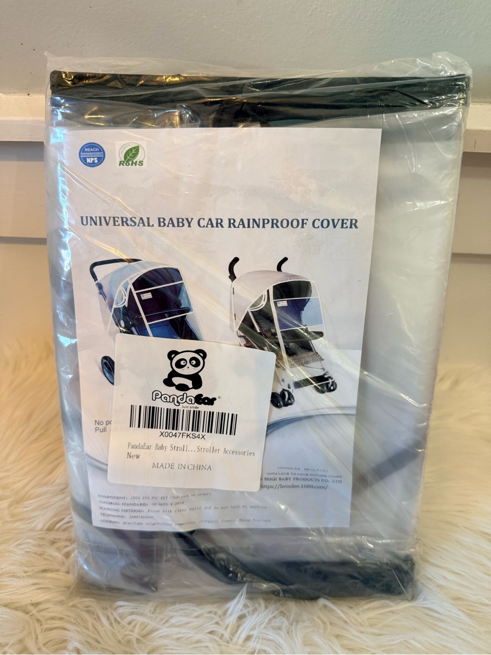 💫4/$25 • Pandaear Universal Stroller Waterproof Rain Cover